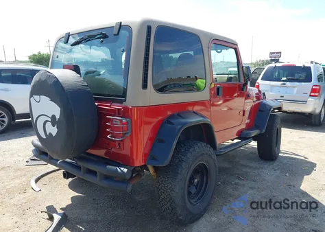 1999 Jeep Wrangler Sport from USA, damaged, VIN 1J4FY19S2XP423638